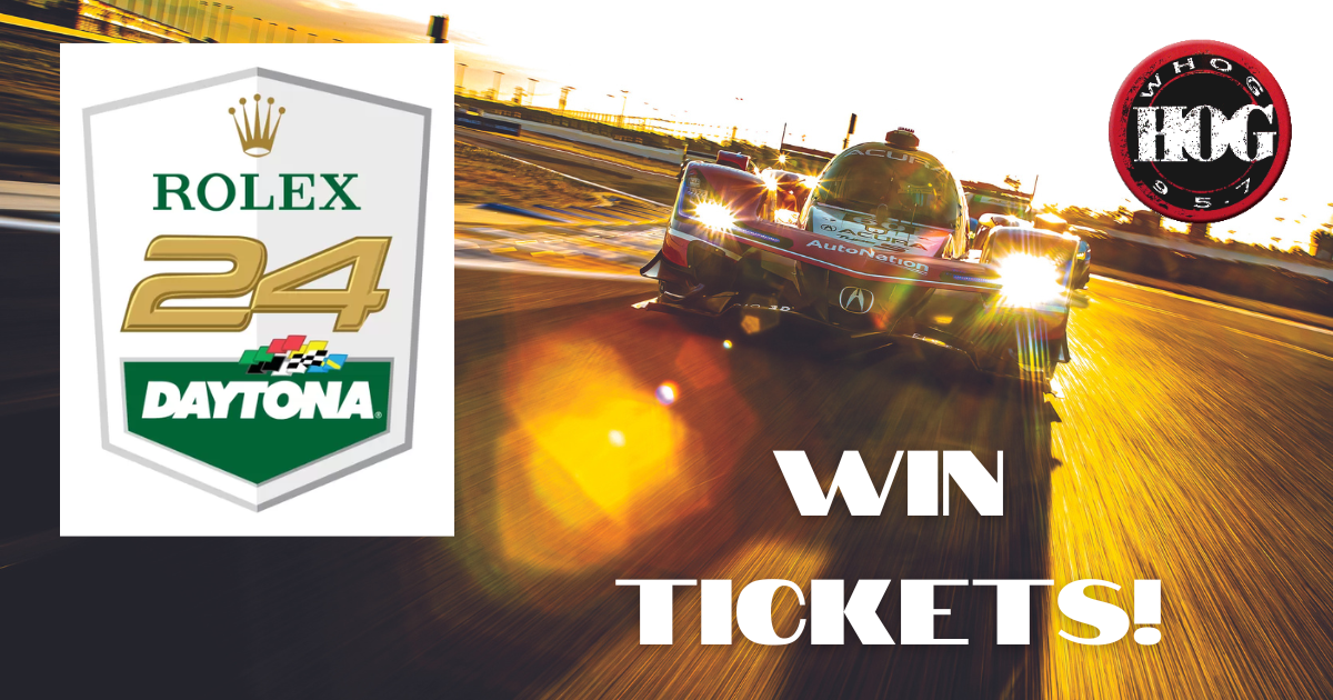 Tickets to the ROLEX 24 From 95.7 THE HOG! 95.7 The Hog